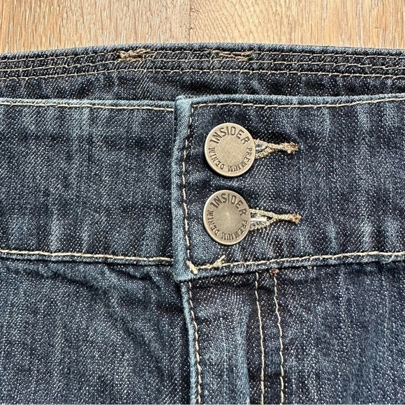 Coastal Cowgirl Denim Mini Skirt Jean Skirt Festival Fashion - Size 13 - Picture 6 of 11